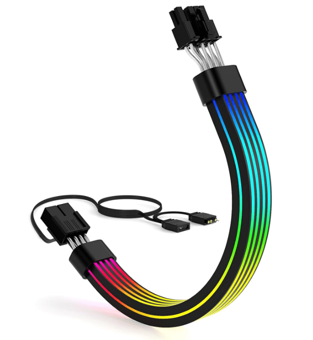 RGB 8 Pin PCIE&nbsp;Cable