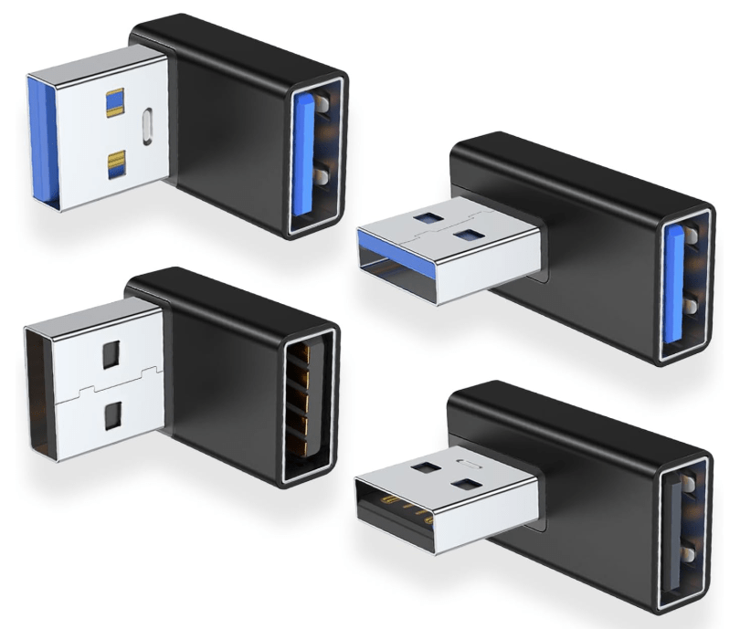 90 Degree USB 3.0 Adapter , Up and Down Angle