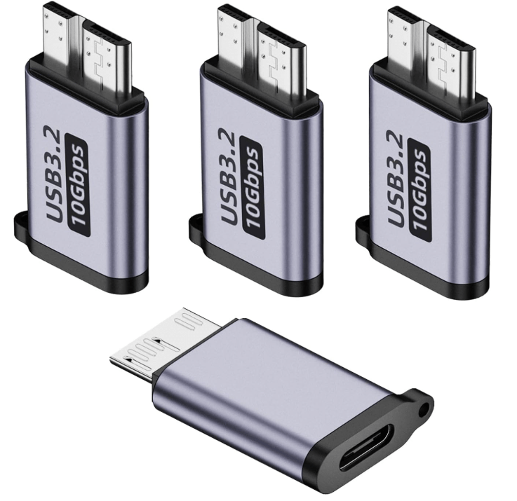 USB C to Micro B Hard Drive Adapter