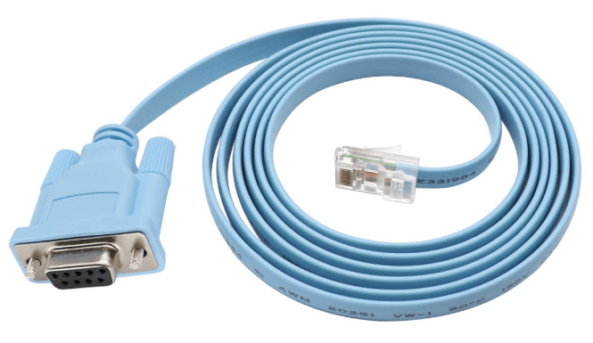 Cisco Console Cable 9-pin DB9 Female Serial RS232 Port to RJ45 Male Cat5 Ethernet LAN Rollover Console Cable Switch Cable&nbsp;Cisco