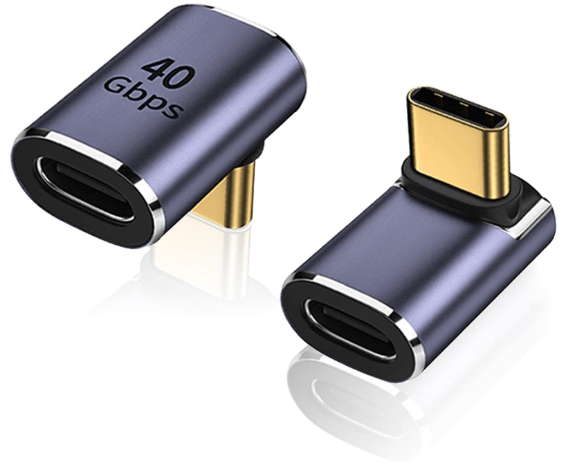 90 Degree Right Angle USB C Adapter