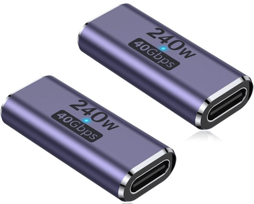 240W USB C Coupler USB Type C Female to Female Adapter