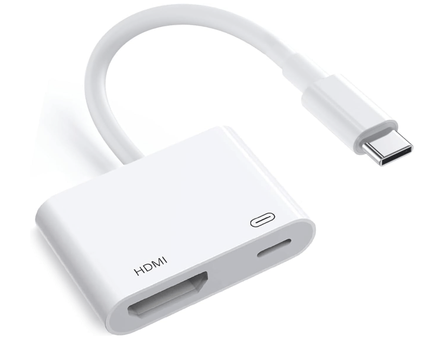USB C to HDMI Adapter for iPhone 15/16/17