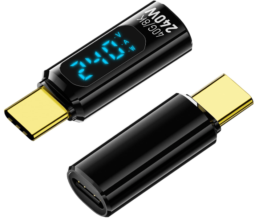 USB C Adapter with Digital Display