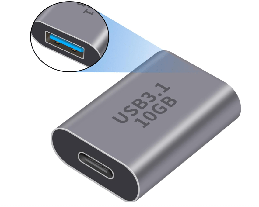 Bi-Directional USB Type-C (Female) to Type-A (Female) OTG Converter
