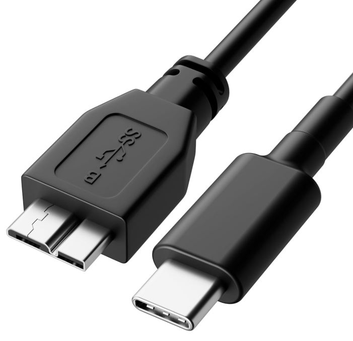 Micro B to USB C, 1.5FT USB 3.0 Cable&nbsp;External