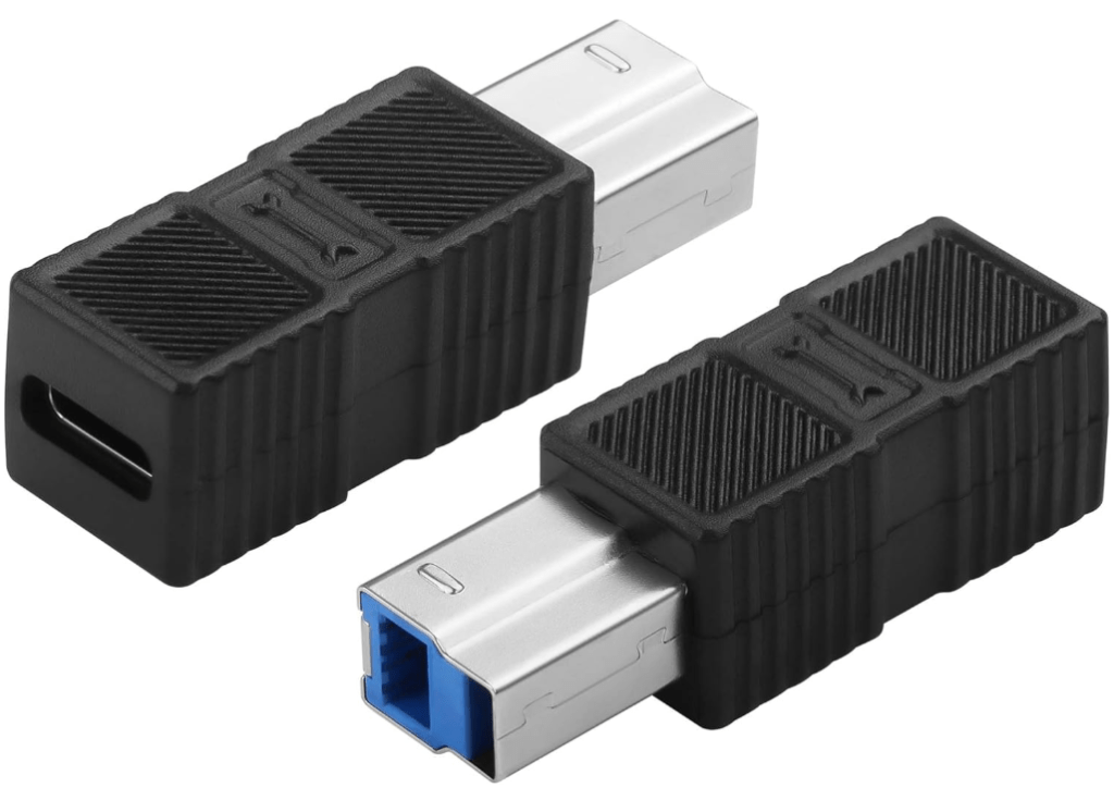 USB 3.0 Type C Female to Type B Male Connector&nbsp;Adapter