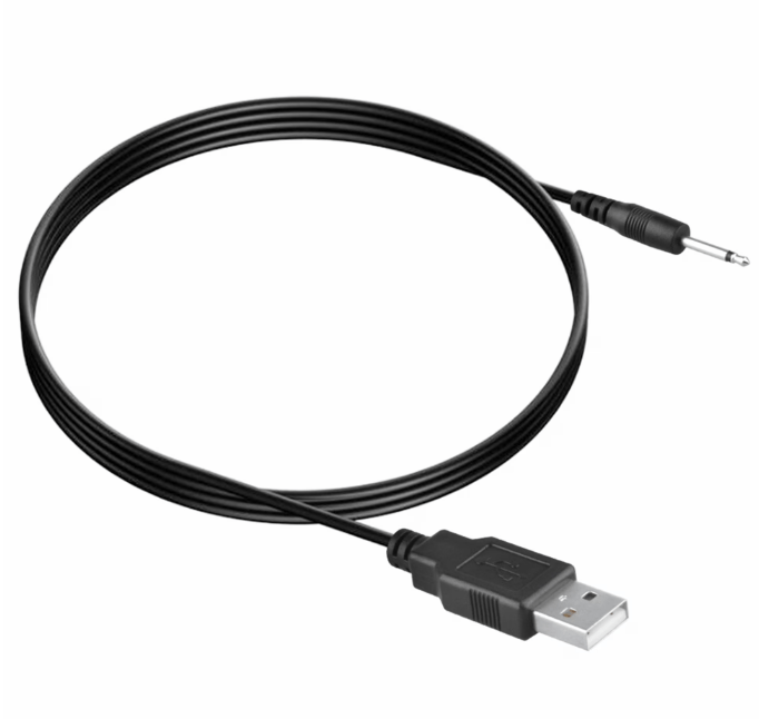 USB DC Power Adapter Charger Cable Lead Compatible for VibeMax Wand vibrator