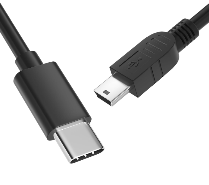 USB C to Mini USB Cable,Type-C to Mini-B Charging Charger Cord,Camera USB Cable