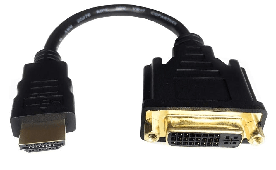 HDMI to DVI Cable, Bi-Directional Adapter