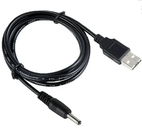 USB To DC DC Barrel Jack Power Cable Adapter Wire Connector 3.5 x 1.35mm