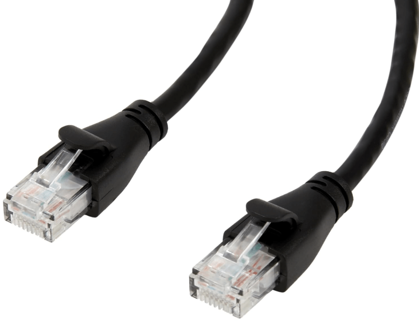 Basics RJ45 Cat 6 Ethernet Patch Cable, 1Gpbs Transfer Speed, Gold-Plated&nbsp;Connectors