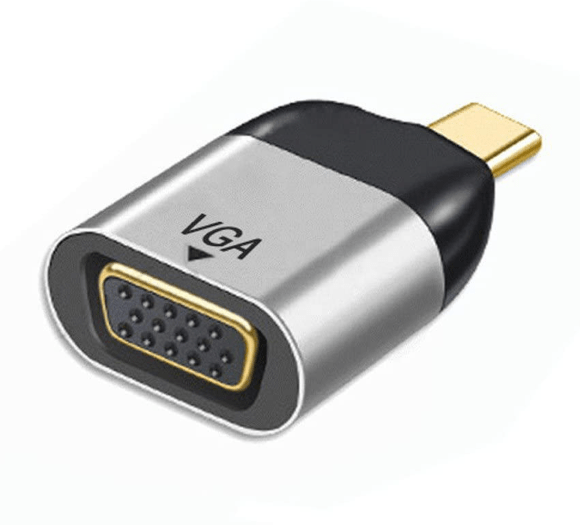 Type C to VGA Converter USB-C Monitor Adapter 1080p 60hz for Tablet & Phone &&nbsp;Laptop