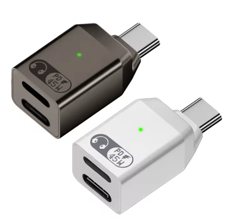 2 in 1 USB C to iOS Adapter Audio with Charging Type-C Male to 8 Pin Female Headphone Converter for Phone Pad Air 8pin earphone