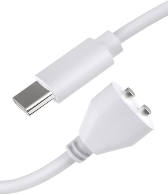 Magnetic USB Type C DC Charger Cable 2.6Ft Replacement Charging Cord-(6mm/0.24in)