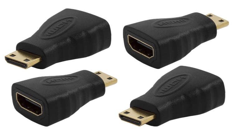 Mini HDMI Adapter Male to Female 4K HDMI Cable Connector