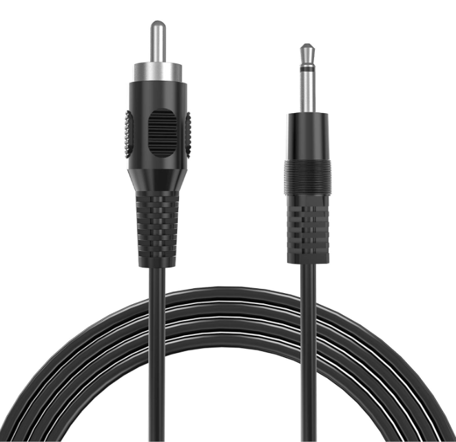 RCA to 3.5mm Mono, 6ft 3.5mm 1/8 inch Mono Male Plug to RCA Male Audio&nbsp;Cable