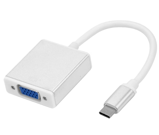 Type-C to Adapter Cable, USB C to Female Converter with 1080P Video Support for Laptop PC Monitor