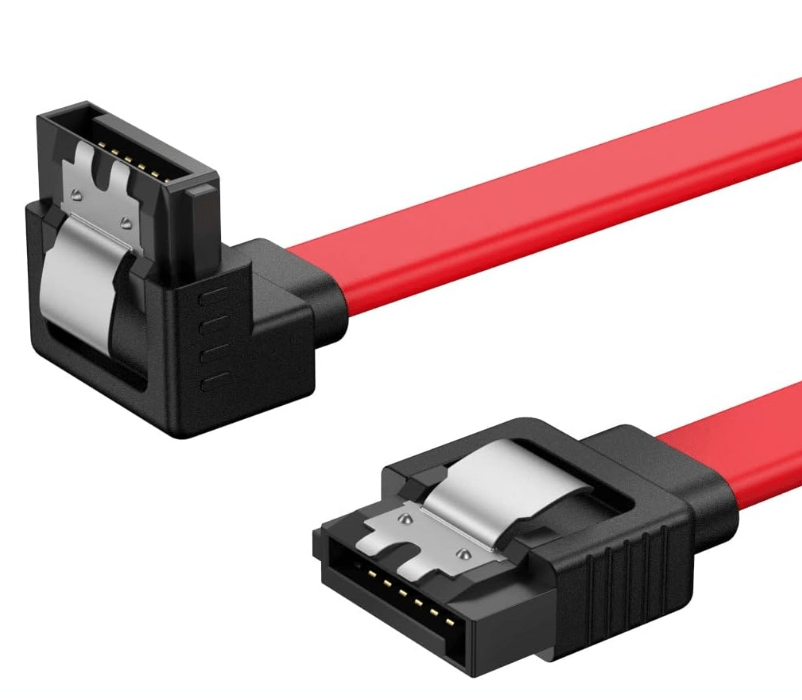 SATA III Cable, 8-Inch/0.6FT SATA III 6.0 Gbps 7pin Female to Downward Right Angle Female Data&nbsp;Cable