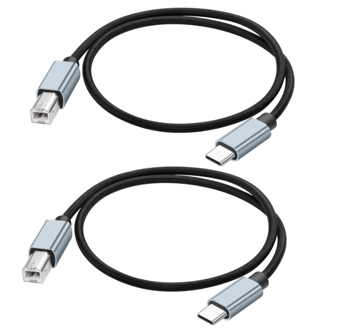 USB C to USB B Printer Cable Type B to Type C 2.0 Extension&nbsp;Cable