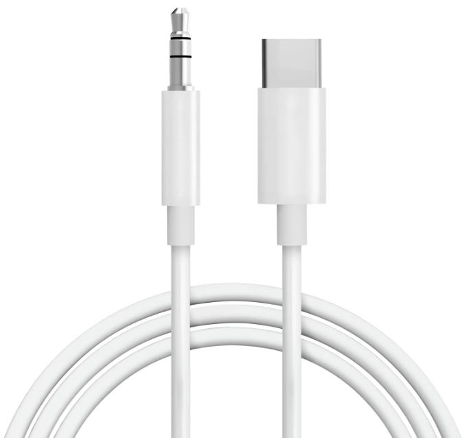 USB C to 3.5mm Audio Aux Jack Cable, Aux Cord for iPhone 15, Type C to 3.5mm Headphone Car Stereo Cord